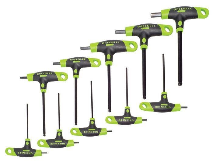 Greenlee Wrench Set, T-Handlee 10Pc -GRE-0254-40 | GarageAndFab.com