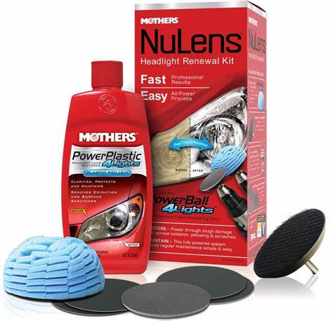 Mothers Polishes NuLens Headlight Renewal Kit - 07251 | GarageAndFab.com