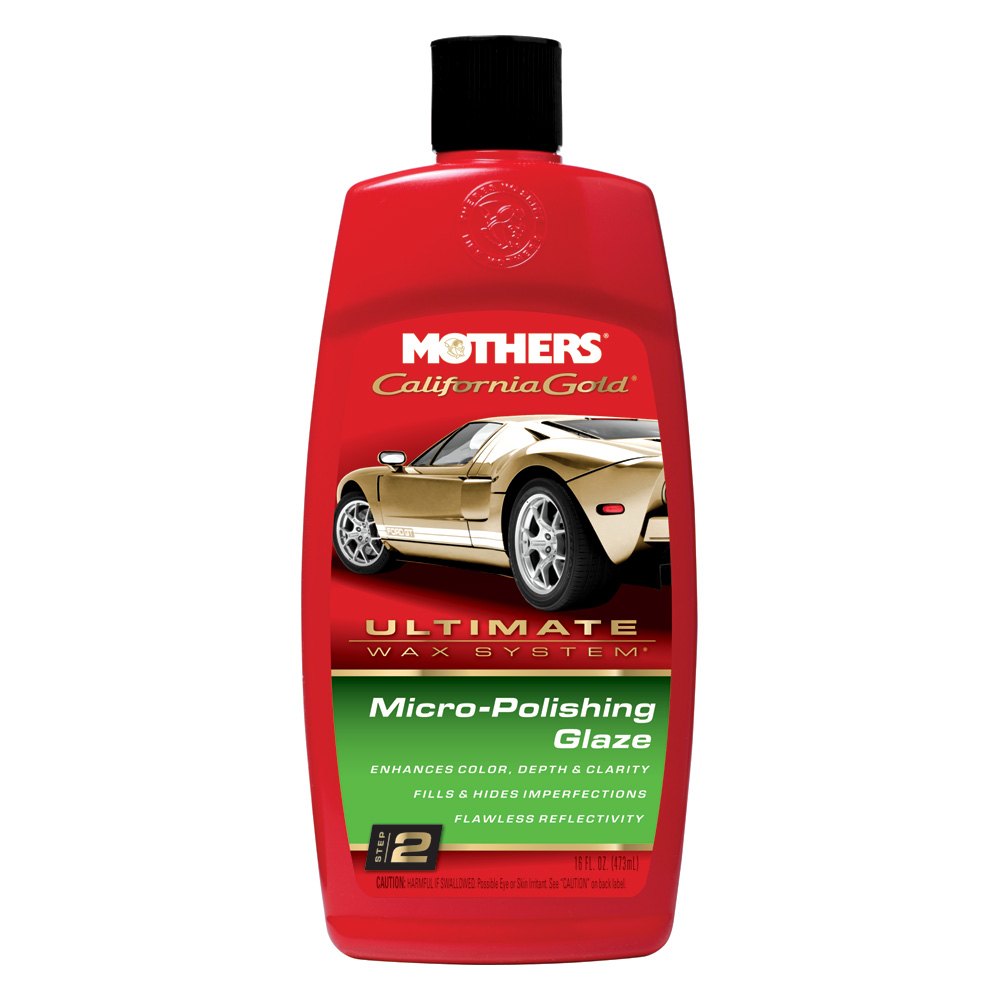 Mothers Polishes California Gold Micro-Polishing Glaze 16oz - 08100 | GarageAndFab.com