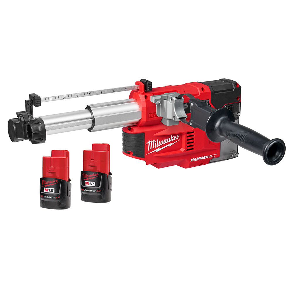 Milwaukee Electric M12 Universal Dust Extension Ractor Kit - MLW-2509-22 | GarageAndFab.com