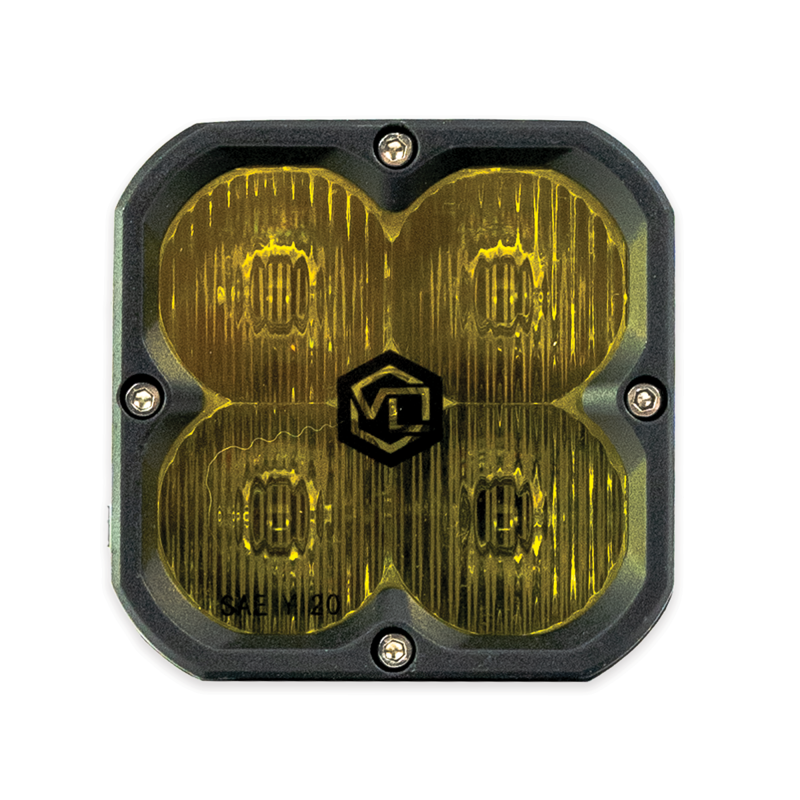 Vivid 10120 FNG SAE 3 Inch 20W Driving Light Pods Amber DOT/SAE Pair | GarageAndFab.com