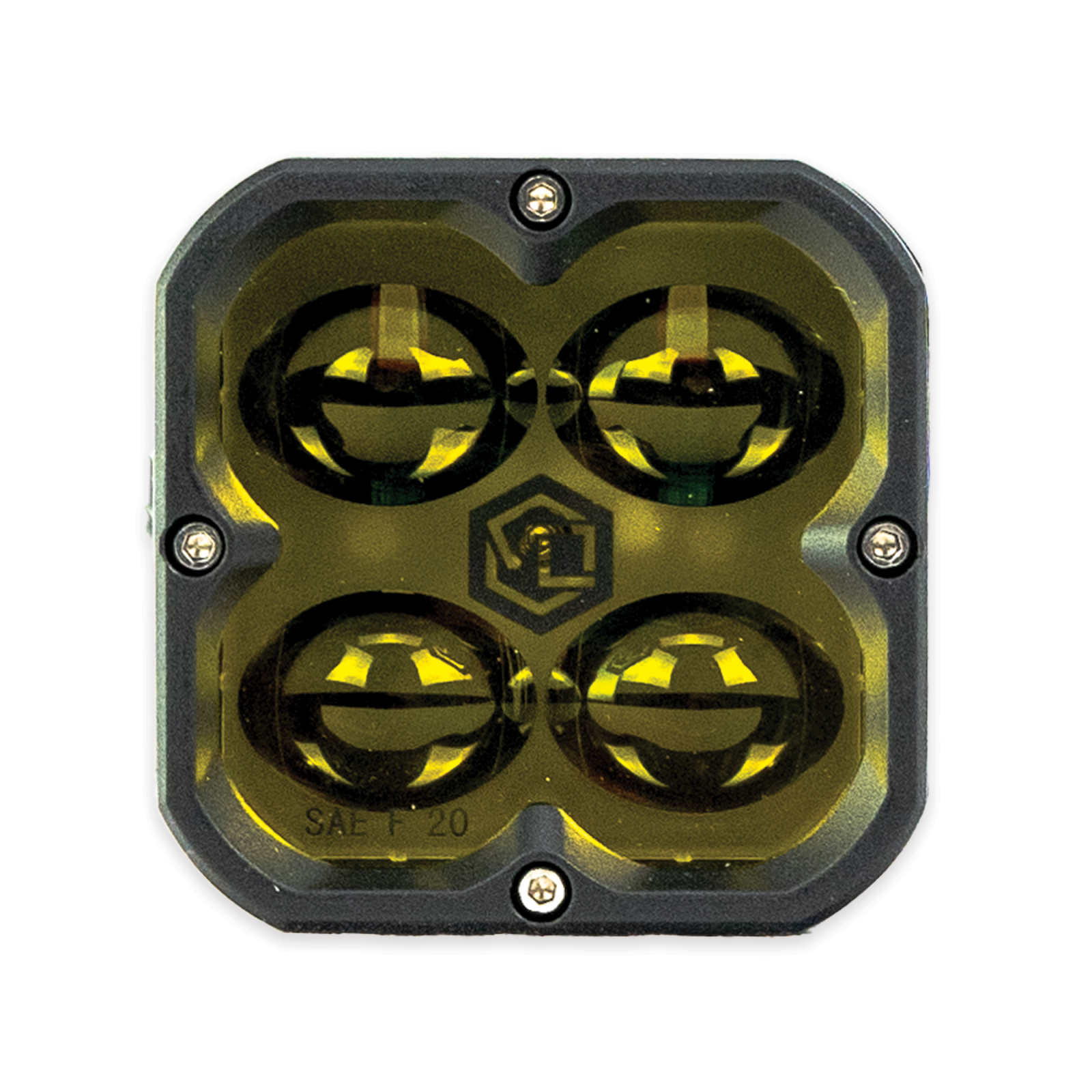 Vivid 10220 FNG SAE 3 Inch 20W Fog Light Pods Amber DOT/SAE Pair | GarageAndFab.com