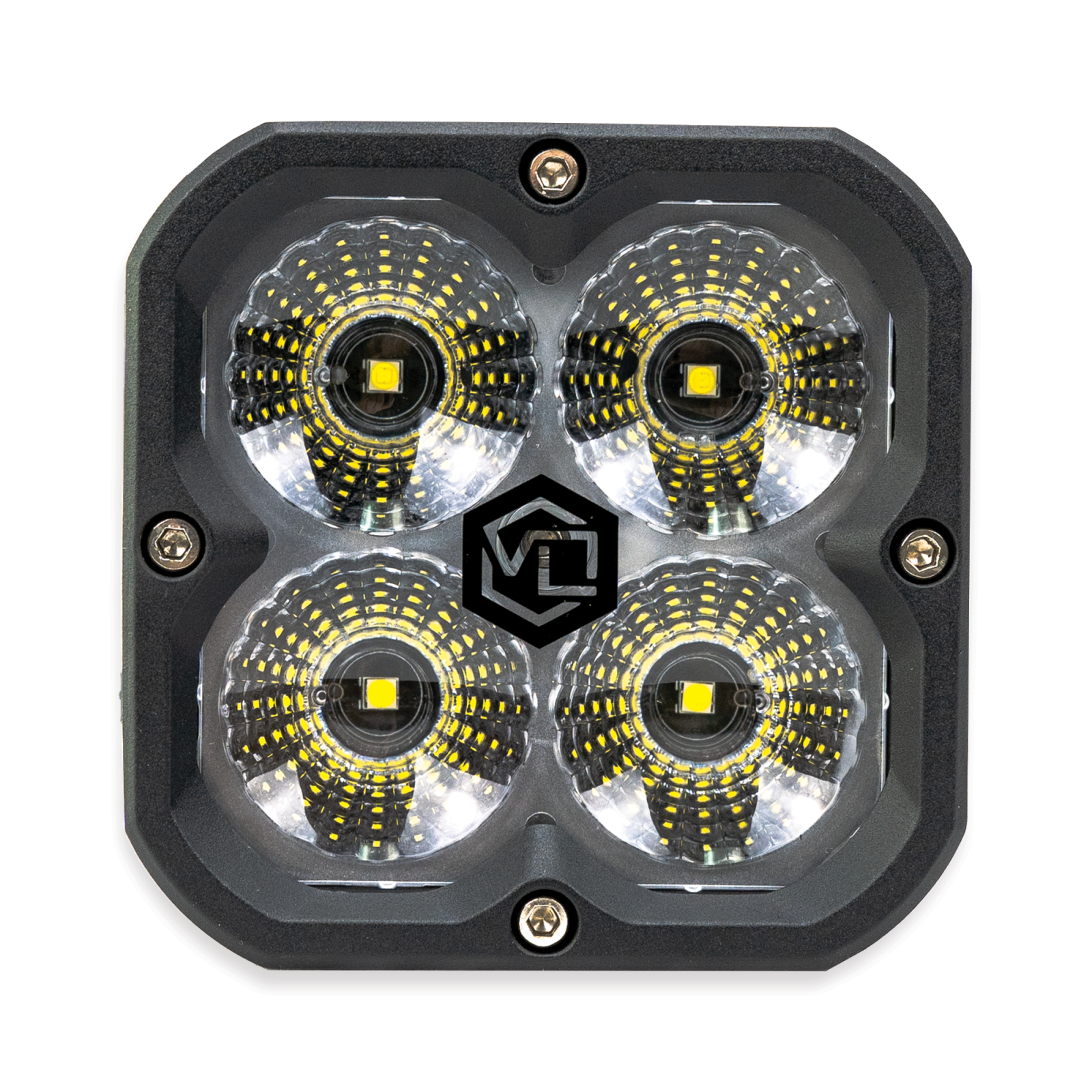 Vivid 10310 FNG Intense 3 Inch 20W Flood Light Pods White Single | GarageAndFab.com