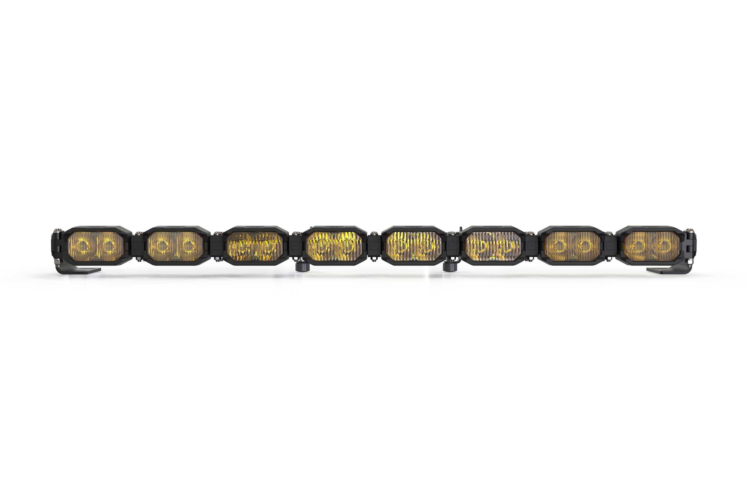 Single-Row BangerBar: (8 Pod / 31.5") (HXB Power - Yellow) BAR-1ROW-017 | GarageAndFab.com