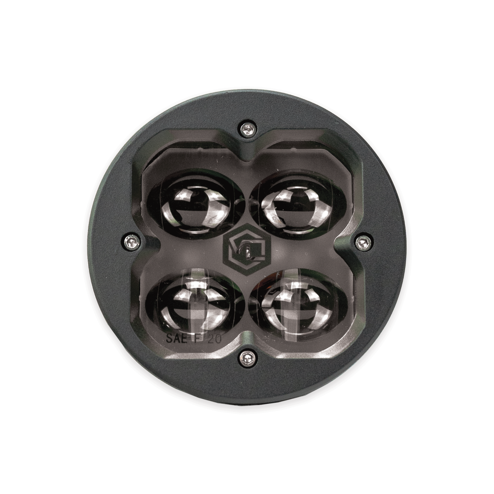 Vivid 11210 FNG SAE 3 Inch 20W Fog Light Pods With Round DOT/SAE Pair | GarageAndFab.com