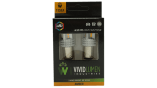 Vivid 1157A High Output Led Bulbs 1157 Amber Pair | GarageAndFab.com