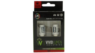 Vivid 1157R High Output Led Bulbs 1157 Red Pair | GarageAndFab.com