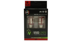 Vivid 1157R-SMD Long Lasting Led Bulbs 1157 Red Pair | GarageAndFab.com
