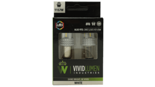 Vivid 1157W High Output Led Bulbs 1157 White Pair | GarageAndFab.com