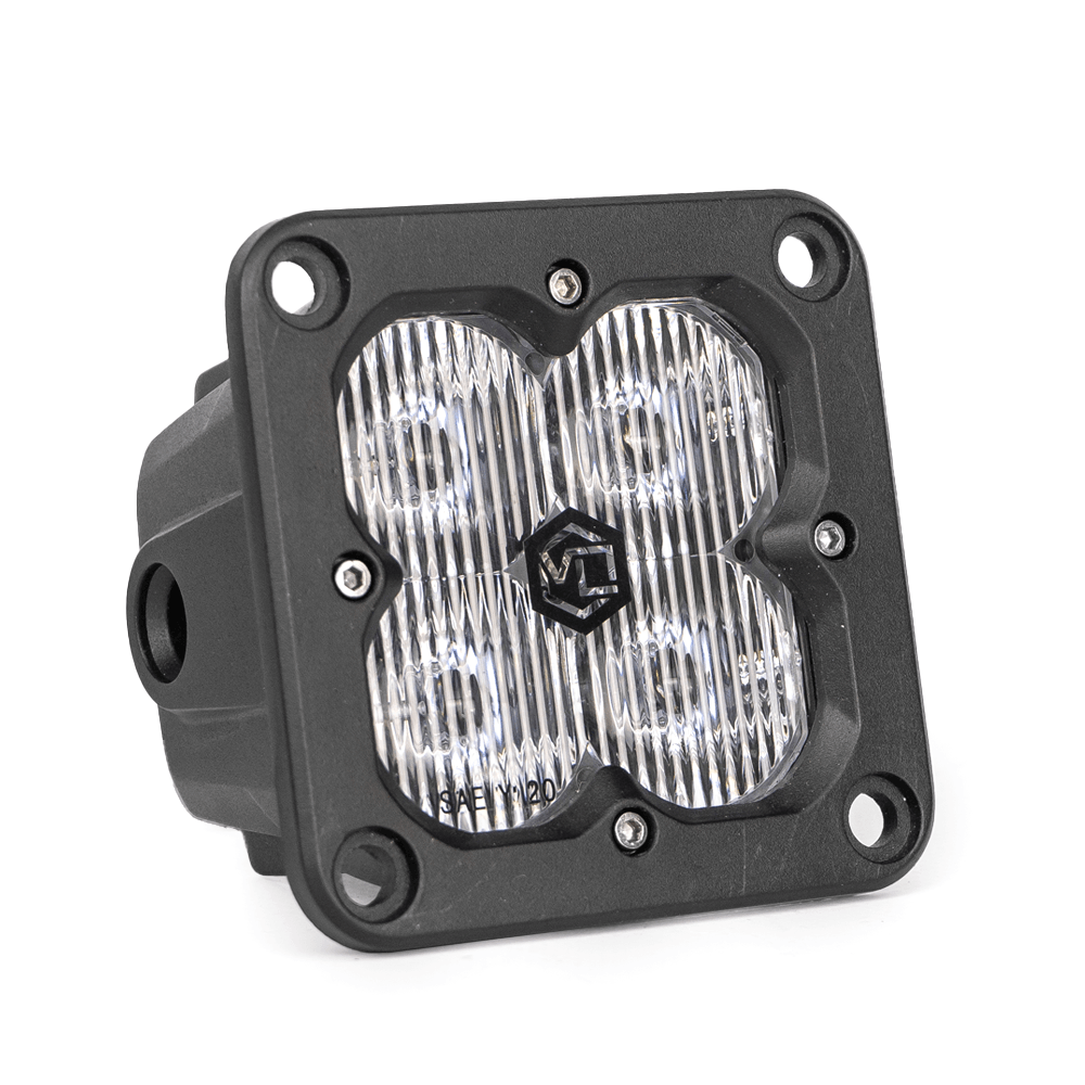 Vivid 12110 FNG SAE 3 Inch 20W Driving Light Pods With Flush Mount DOT/SAE Pair | GarageAndFab.com