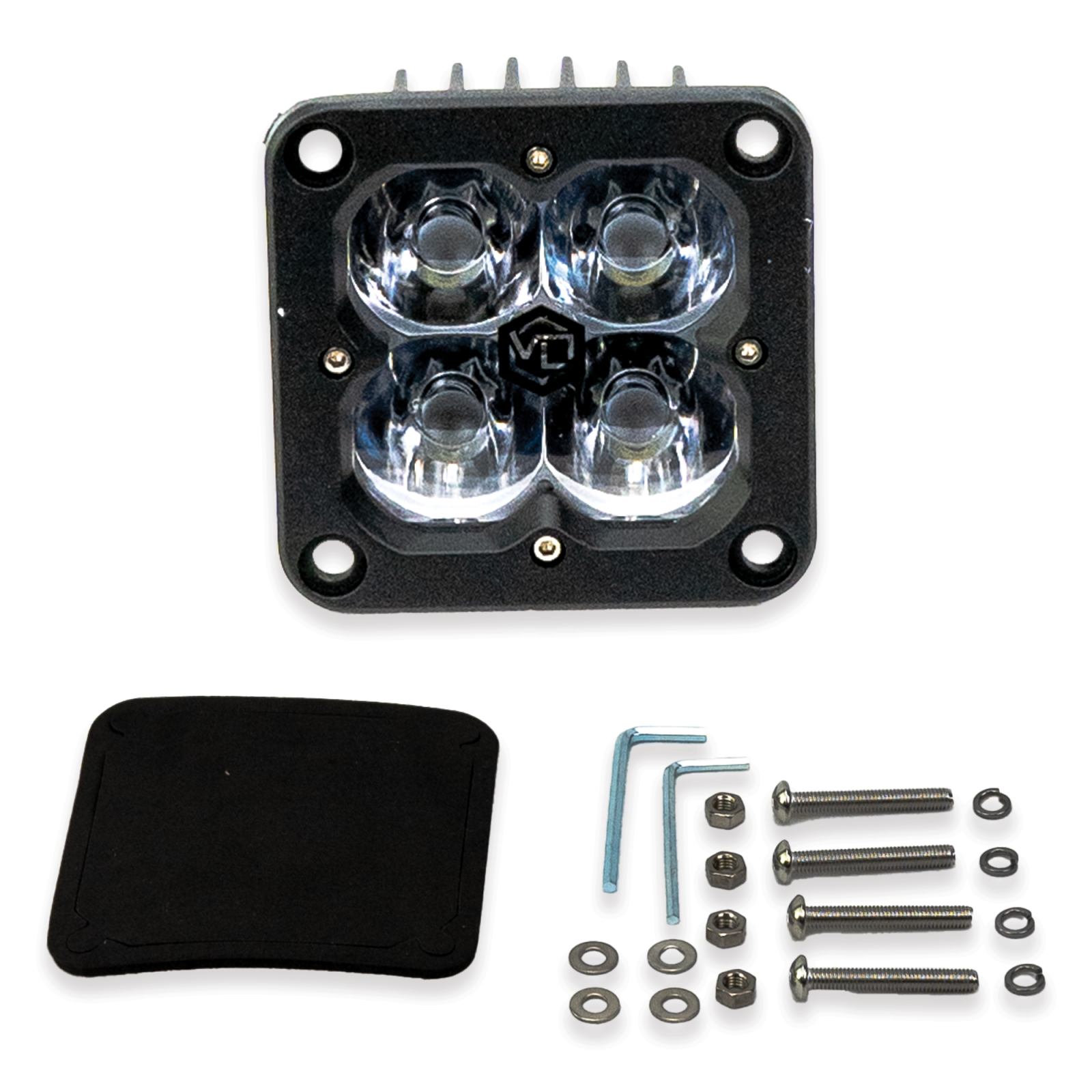 Vivid 12410 FNG Intense 3 Inch 20W Spot Light Pods With Flush Mount Single | GarageAndFab.com