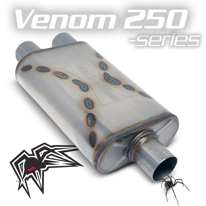 Black Widow Venom 250 Series 3"/2.5" Single/Dual | GarageAndFab.com