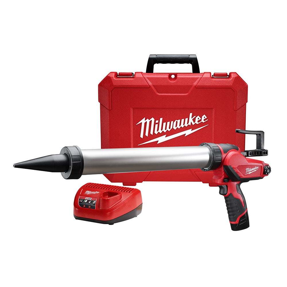 Milwaukee Electric M12 Sausage Caulk Gun Kit - MLW-2442-21 | GarageAndFab.com