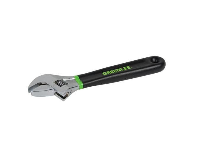 Greenlee Wrench, Adjustable  8" Dipped -GRE-0154-08D | GarageAndFab.com