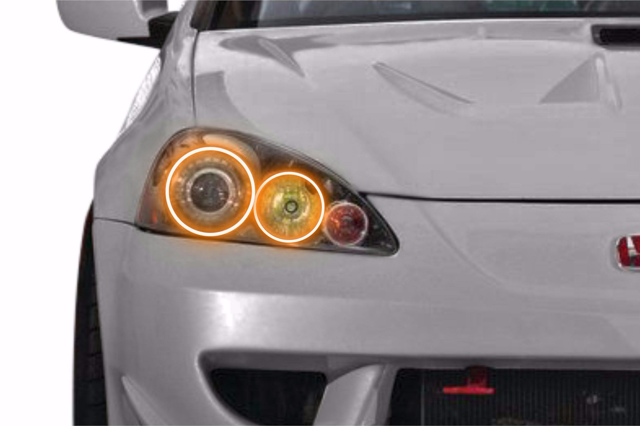 Acura RSX (05-06): Profile Prism Fitted Halos (Kit) EDC01004 | GarageAndFab.com