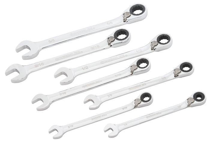 Greenlee Wrench Set, Ratcheting 7 Pc. -GRE-0354-01 | GarageAndFab.com