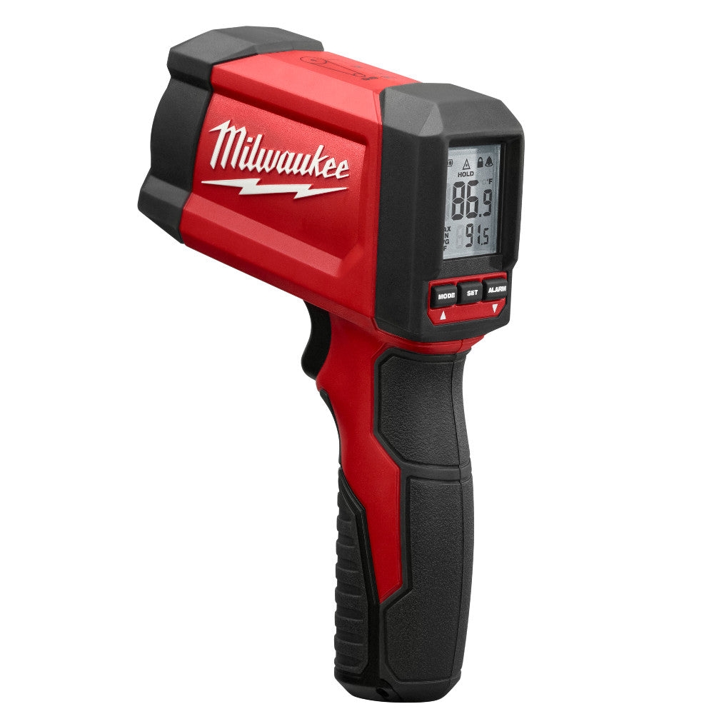 Milwaukee Electric 12:1 Infrared Temp-Gun (Requires 9V Alkaline Battery), -22°F To 1022°F - MLW-2268-20 | GarageAndFab.com