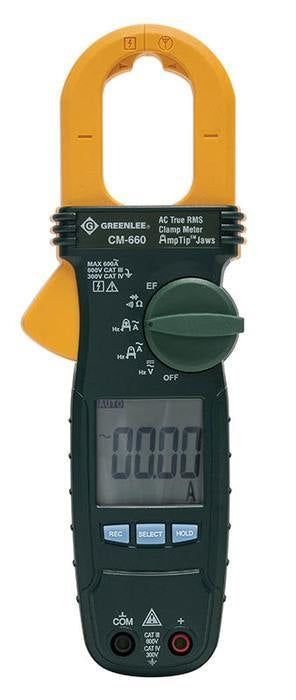 Greenlee Clampmeter,Ac-Calibrated - Cm-660-C - GRE-CM-660-C | GarageAndFab.com