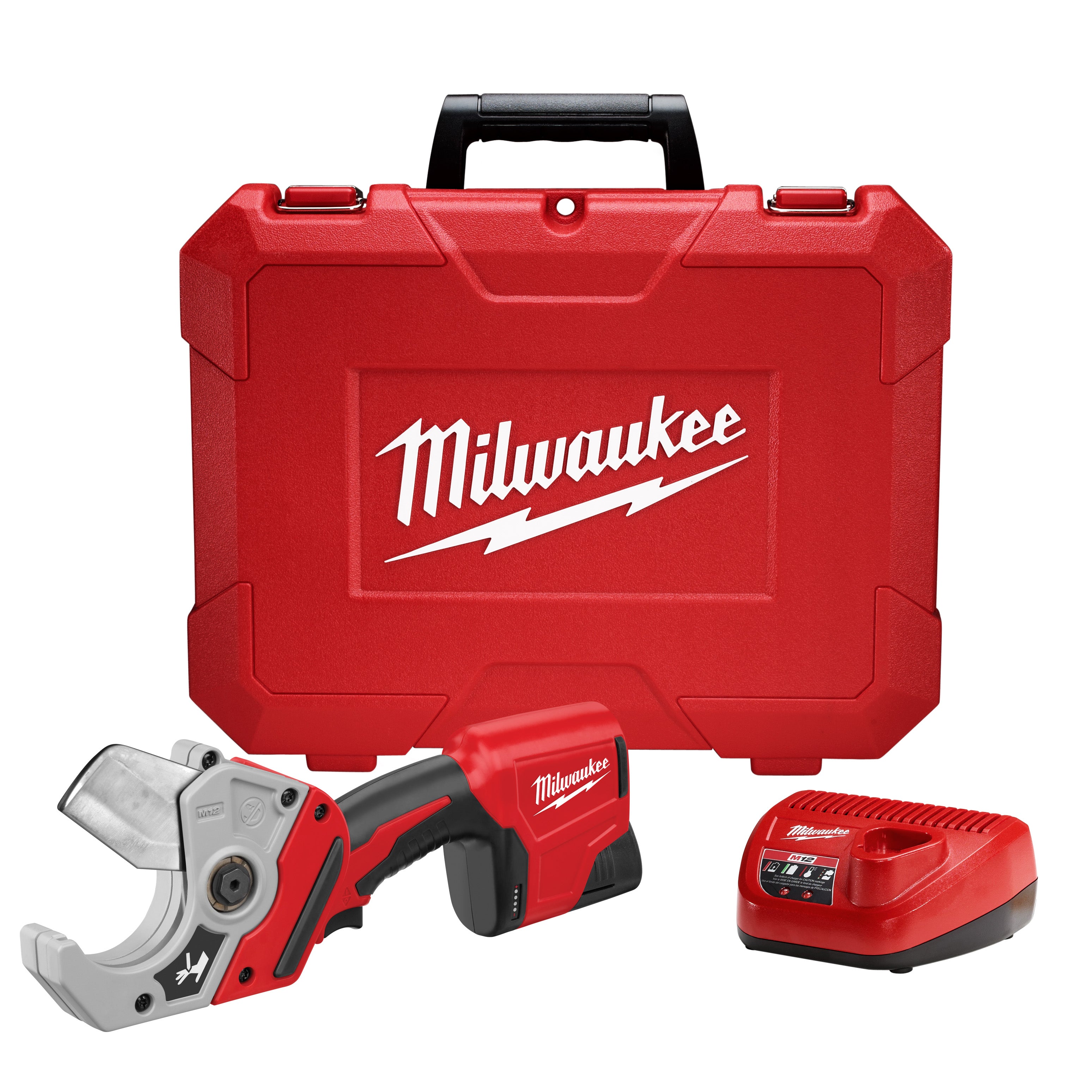 Milwaukee Electric M12 Plastic Pipe Shear Kit - MLW-2470-21 | GarageAndFab.com