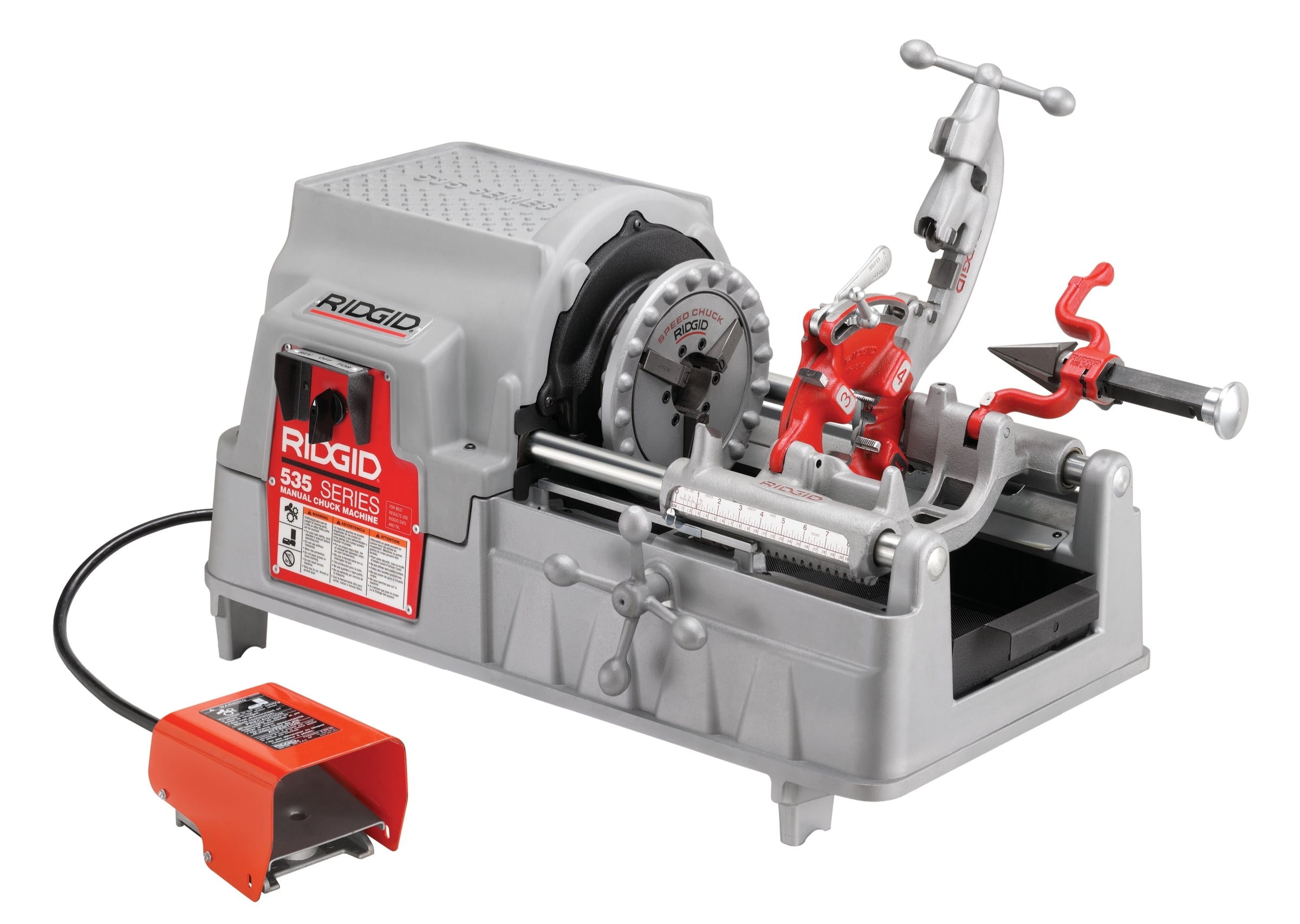 Ridgid 535-T 3 Speed 220  Mach W/Bspt - RGD-97897 | GarageAndFab.com