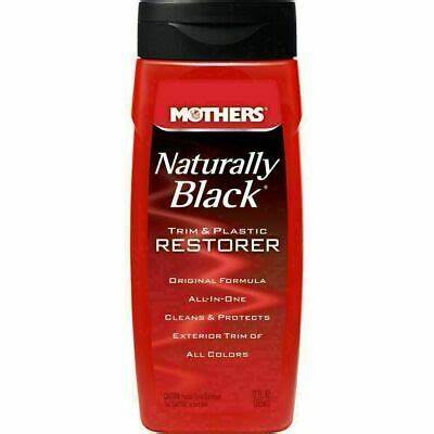 Mothers Polishes Naturally Black Trim & Plastic Restorer 12oz - 46112 | GarageAndFab.com