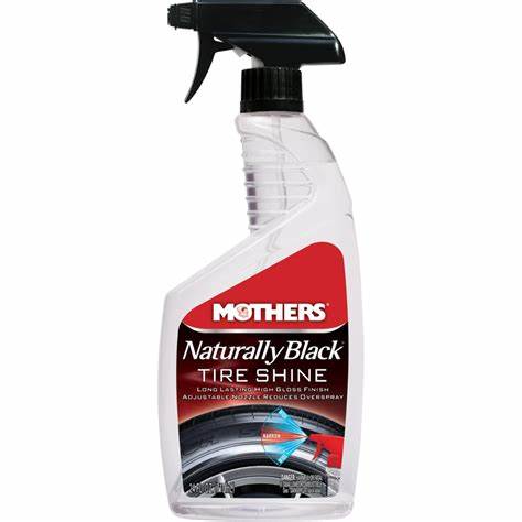 Mothers Polishes Naturally Black Tire Shine 24oz - 46924 | GarageAndFab.com