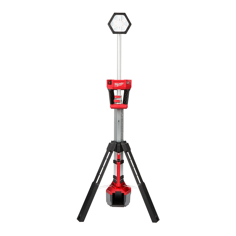 Milwaukee Electric M18 Rocket Dual Power (Corded Or Cordless) Tower Light, 2500 Lumens - MLW-2131-20 | GarageAndFab.com