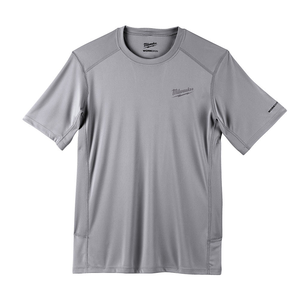 Milwaukee Electric Workskin Light Ss Shirt - Gray 2X - MLW-414G-2X | GarageAndFab.com