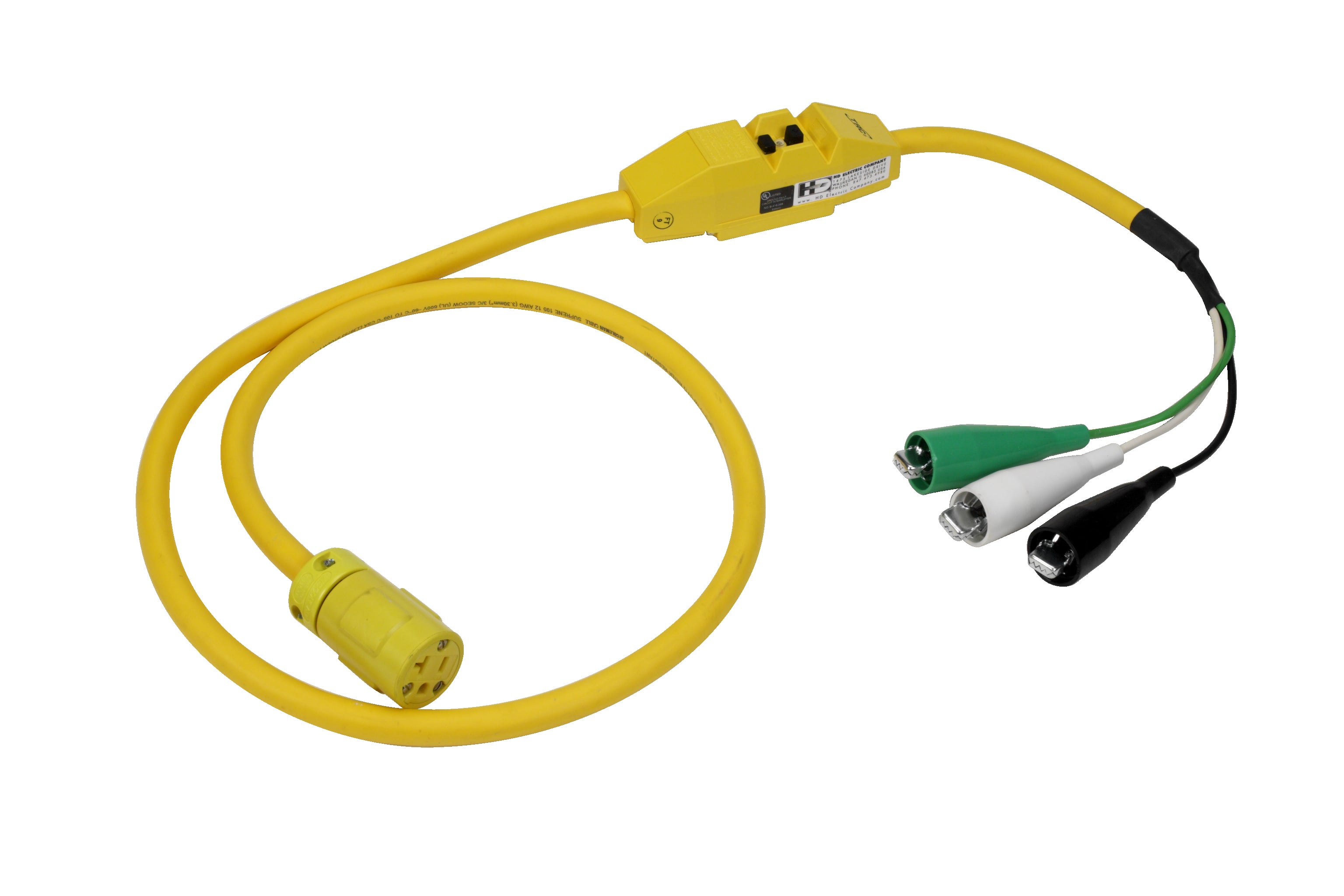 Greenlee Clip Cord Gfci,  6'-7" - GRE-XC-GFCI | GarageAndFab.com