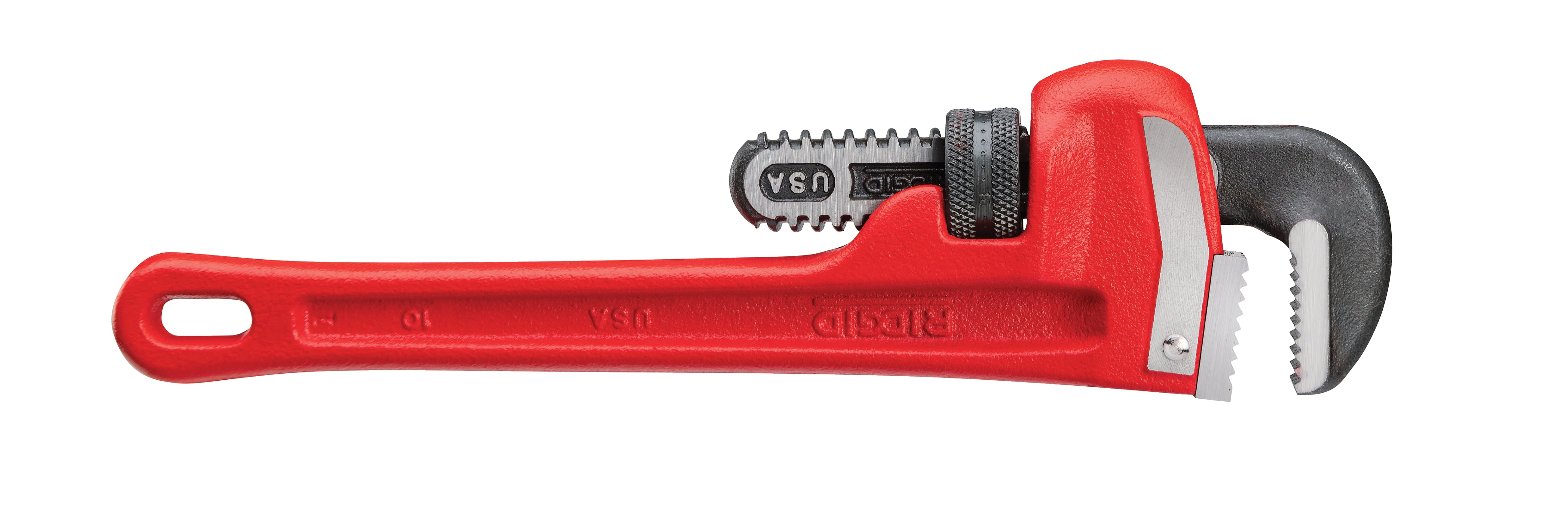 Ridgid 10" Heavy-Duty Straight Pipe Wrench - RGD-31010 | GarageAndFab.com