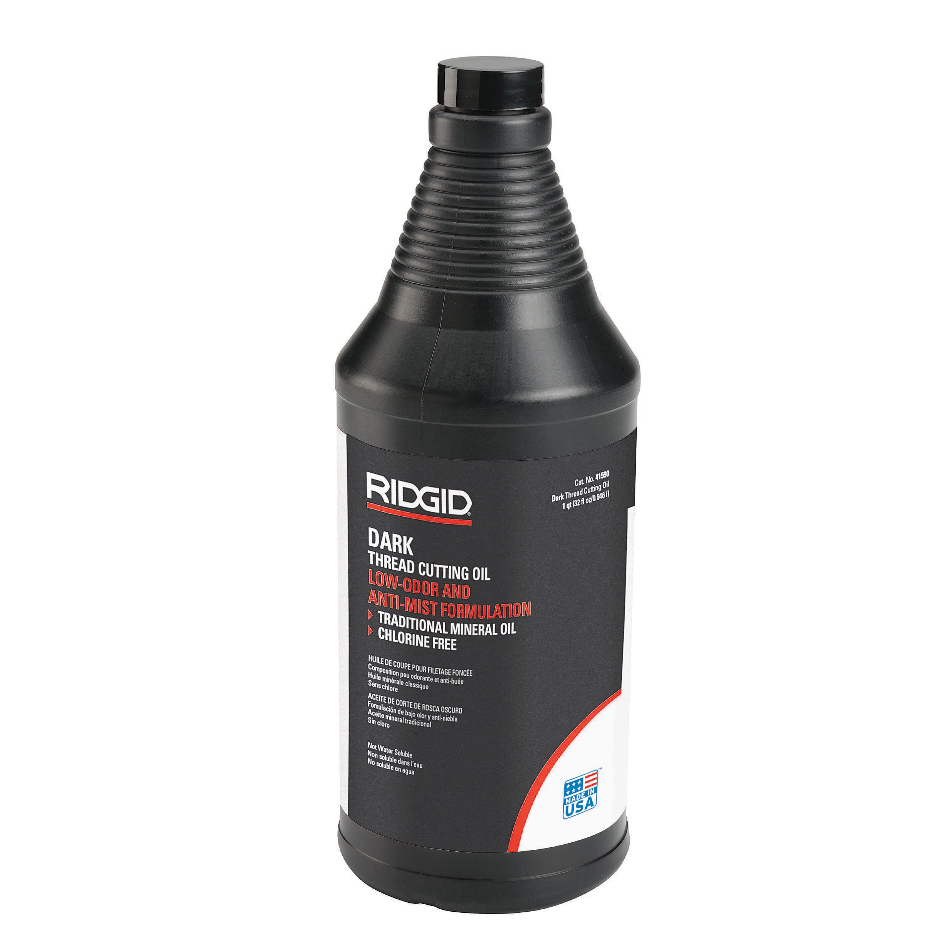 Ridgid Oil, 1 Qt Dark Threading - RGD-41590 | GarageAndFab.com