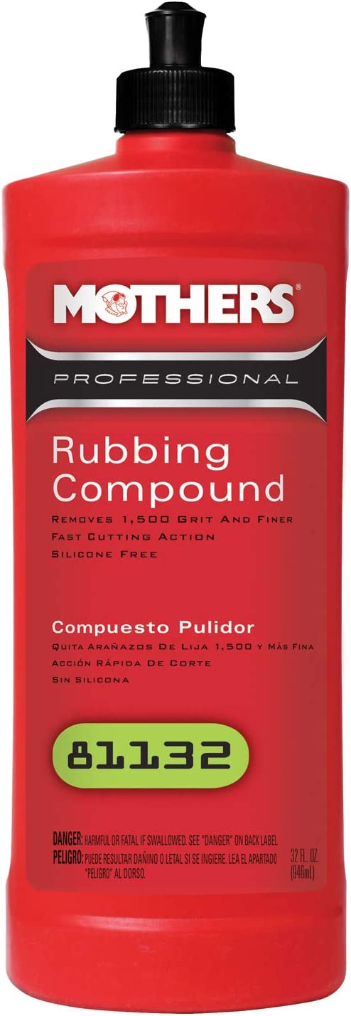 Mothers Polishes Professional Rubbing Compound 32 oz - 81132 | GarageAndFab.com