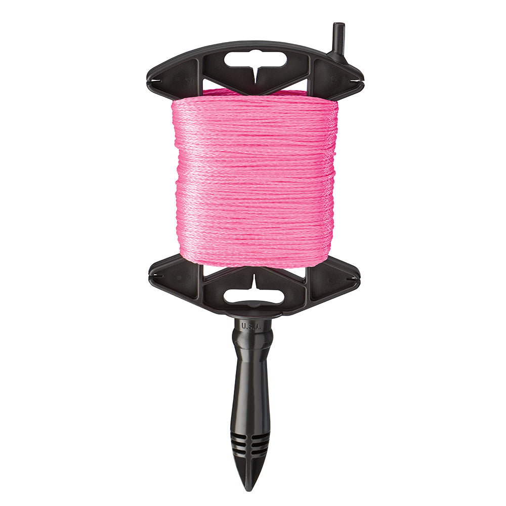 Milwaukee Electric 500' Pink Braided Line W/Reel - MLW-39-500P | GarageAndFab.com