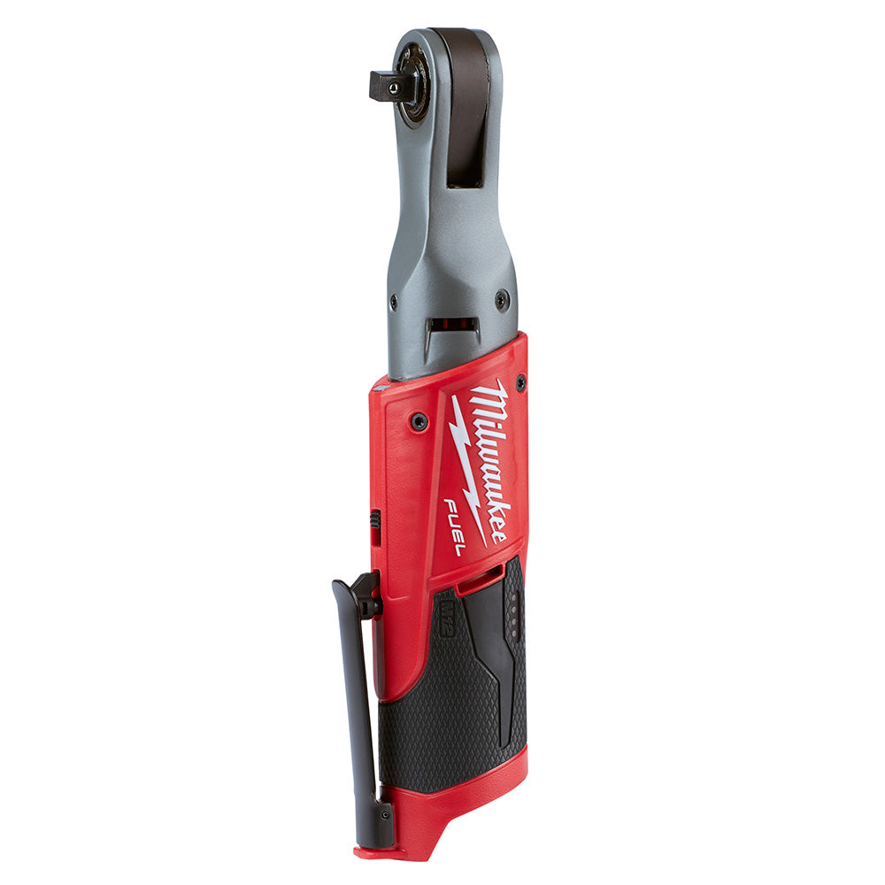 Milwaukee Electric 12V M12 Fuel 3/8" Ratchet (Tool Only), 55 Ft-Lbs - MLW-2557-20 | GarageAndFab.com