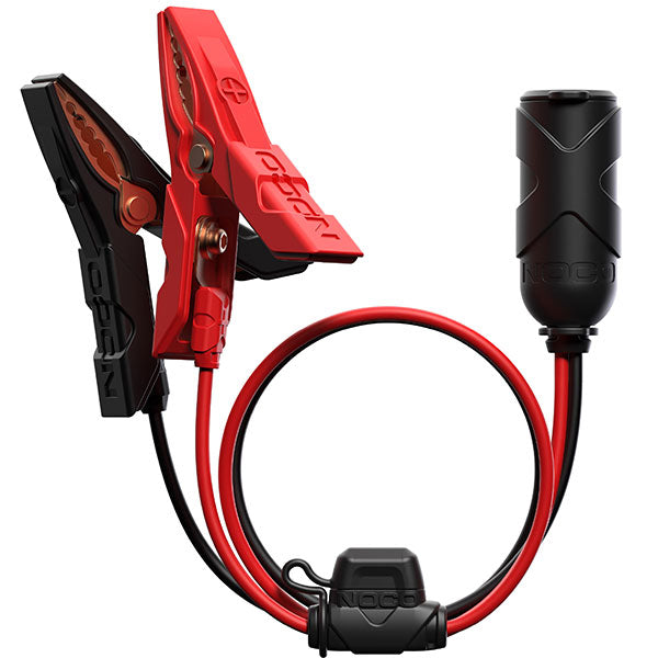 NOCO 12 VOLT PLUG WITH BATTERY CLAMPS (GC017) | GarageAndFab.com