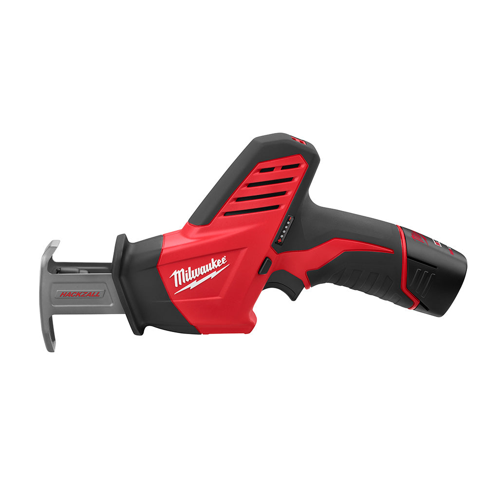 Milwaukee Electric M12 Hackzall One-Handed Reciprocating Saw Kit - MLW-2420-21 | GarageAndFab.com