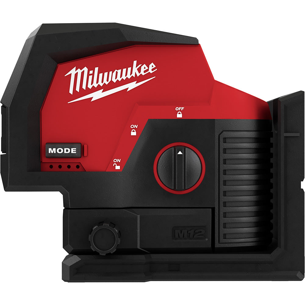 Milwaukee Electric M12 Green Cross & Points Laser Kit - MLW-3622-21 | GarageAndFab.com