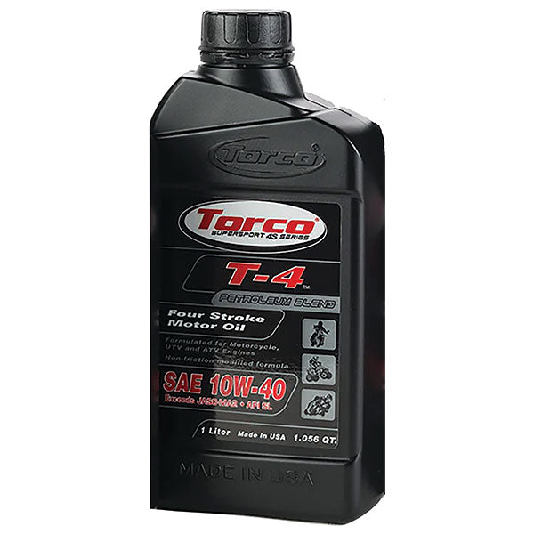 Torco T-4 Four Stroke Motor Oil 12Pk (T611040C) | GarageAndFab.com