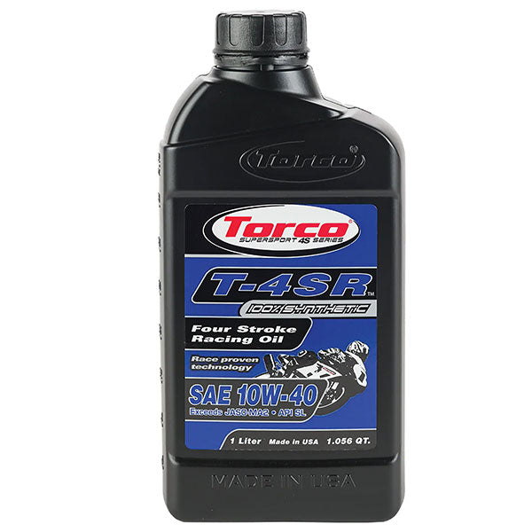 Torco T-4Sr 4-Stroke Motor Oil 12Pk (T651044C) | GarageAndFab.com