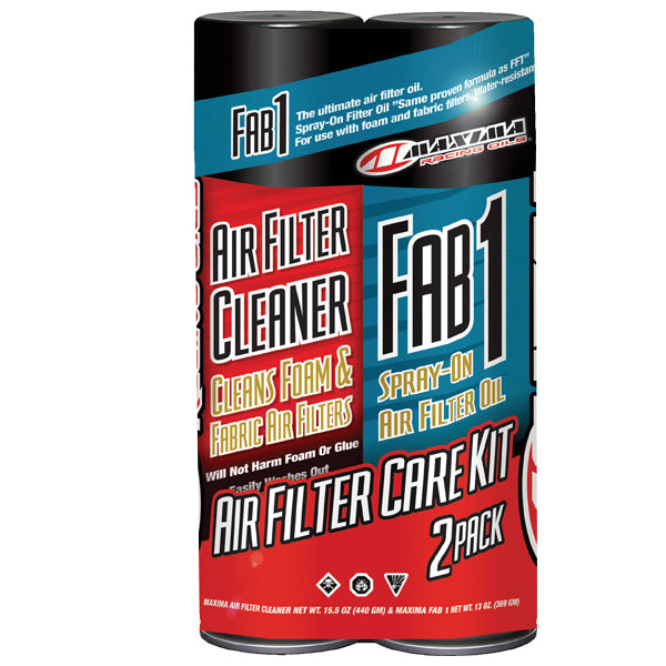 Maxima Racing Oils Air Filter Maintenance Combo Kit 2Pk (70-799202) | GarageAndFab.com