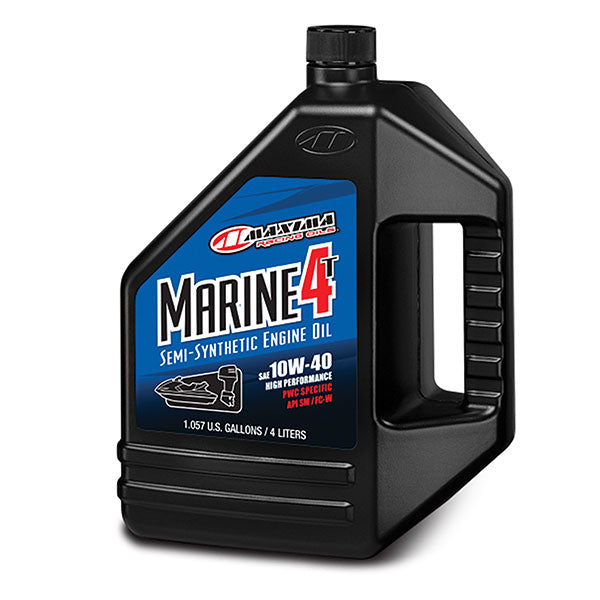 Maxima Racing Oils Pwc Marine Synthetic Bln 4T 4Pk (30-529128) | GarageAndFab.com