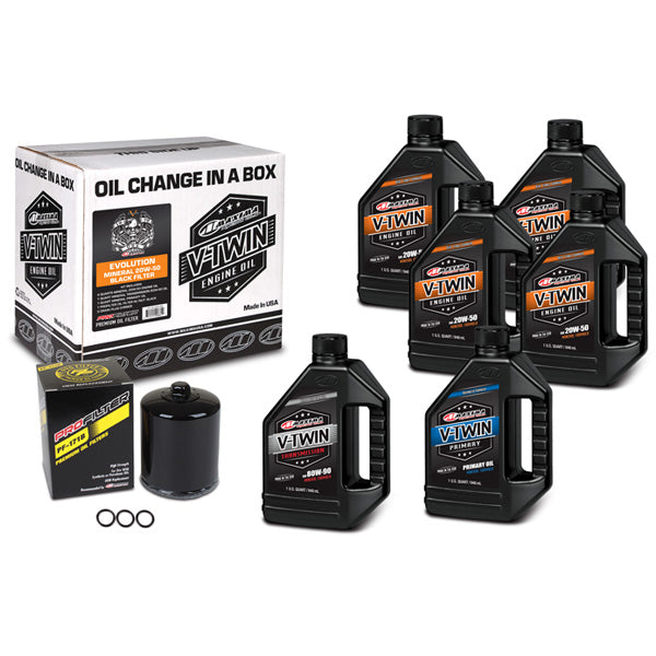 Maxima Racing Oils V-Twin Oil Full Change Kit (90-069016Pb) | GarageAndFab.com