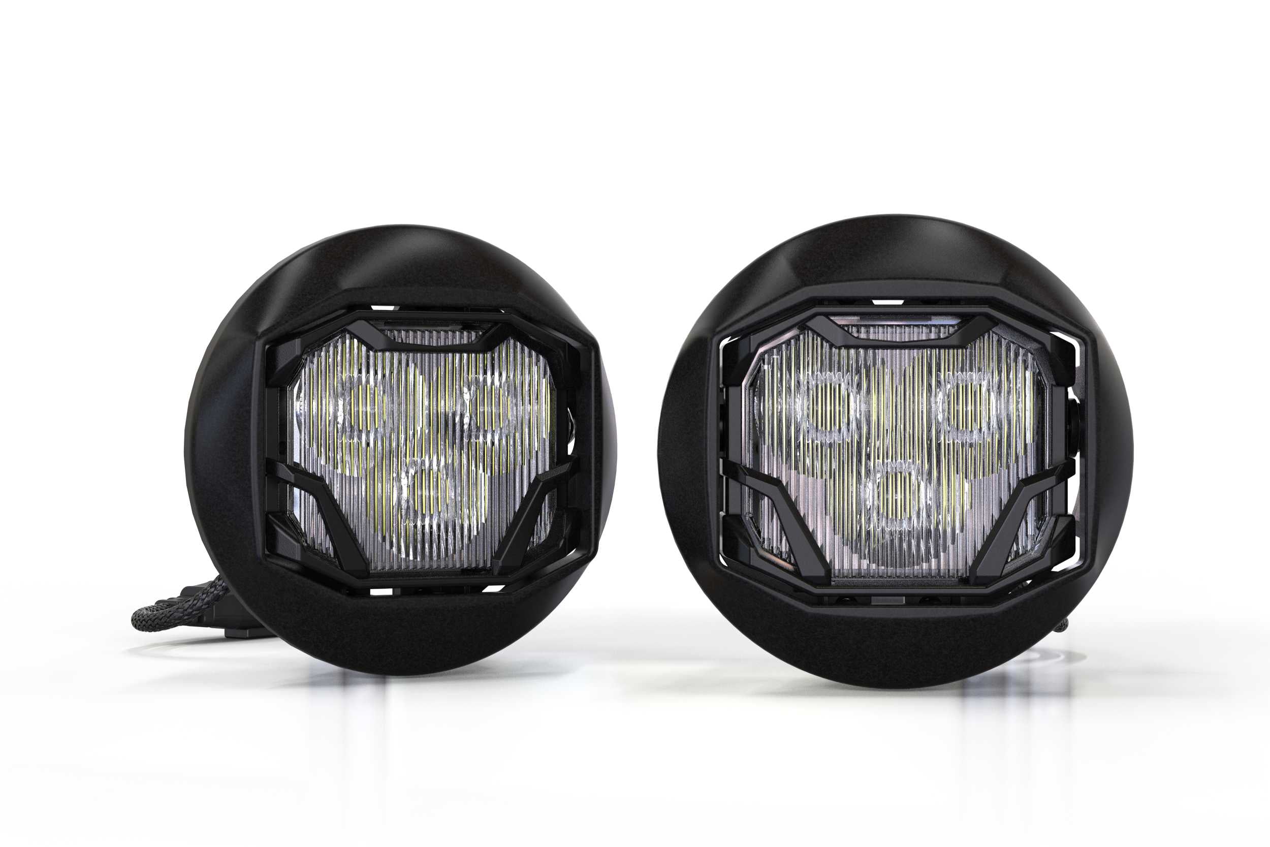 Morimoto 4Banger Fog Light Kit: 14-15 Sierra (HXB Yellow Spot Beam) 4B-FOG-GM-1104 | GarageAndFab.com