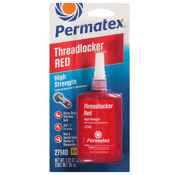 Permatex Red High Strength Threadlock | GarageAndFab.com