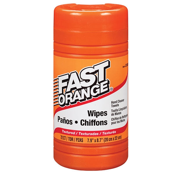 Fast Orange Wipes 72 Count (25051) | GarageAndFab.com