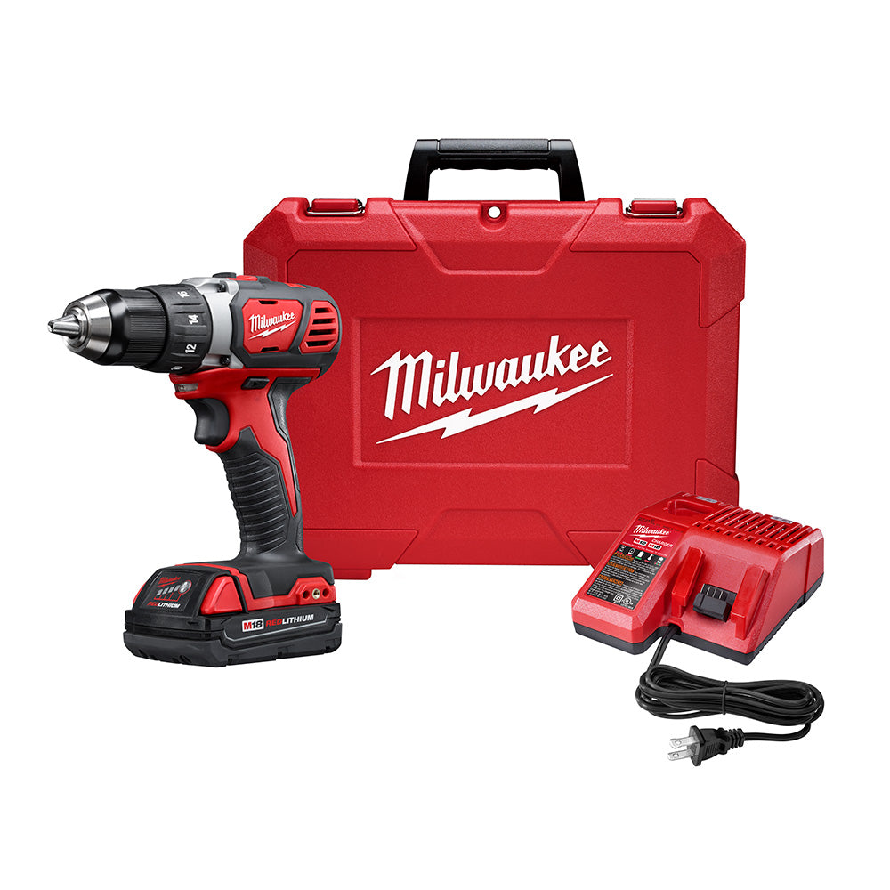 Milwaukee Electric M18 1/2" Drill Driver Cp Kit - 2606-22Ct - MLW-2606-22CT | GarageAndFab.com