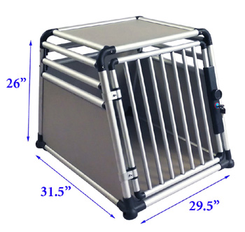 K-9 Shield Aluminum Pro Series Car Crates | GarageandFab.com