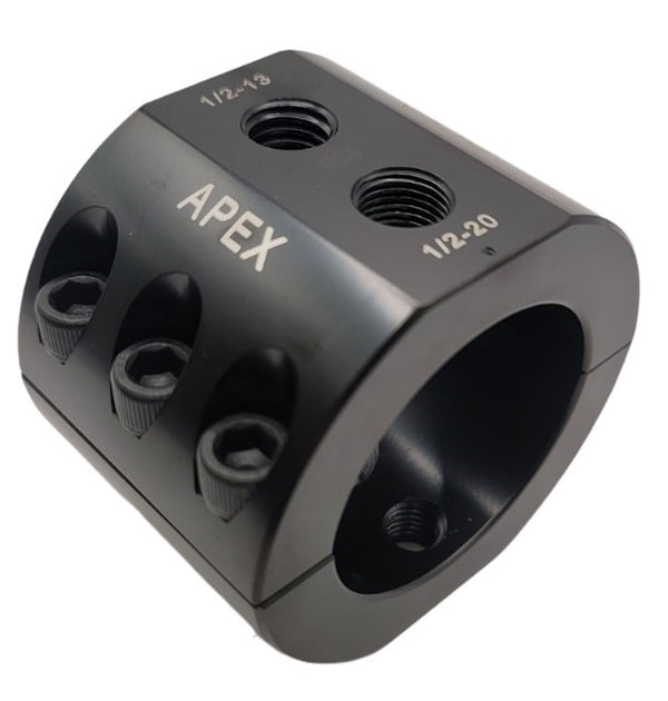 APEX DC1.75-B - Steering Stabilizer Clamp Black Zinc, 1.75" ID | GarageAndFab.com