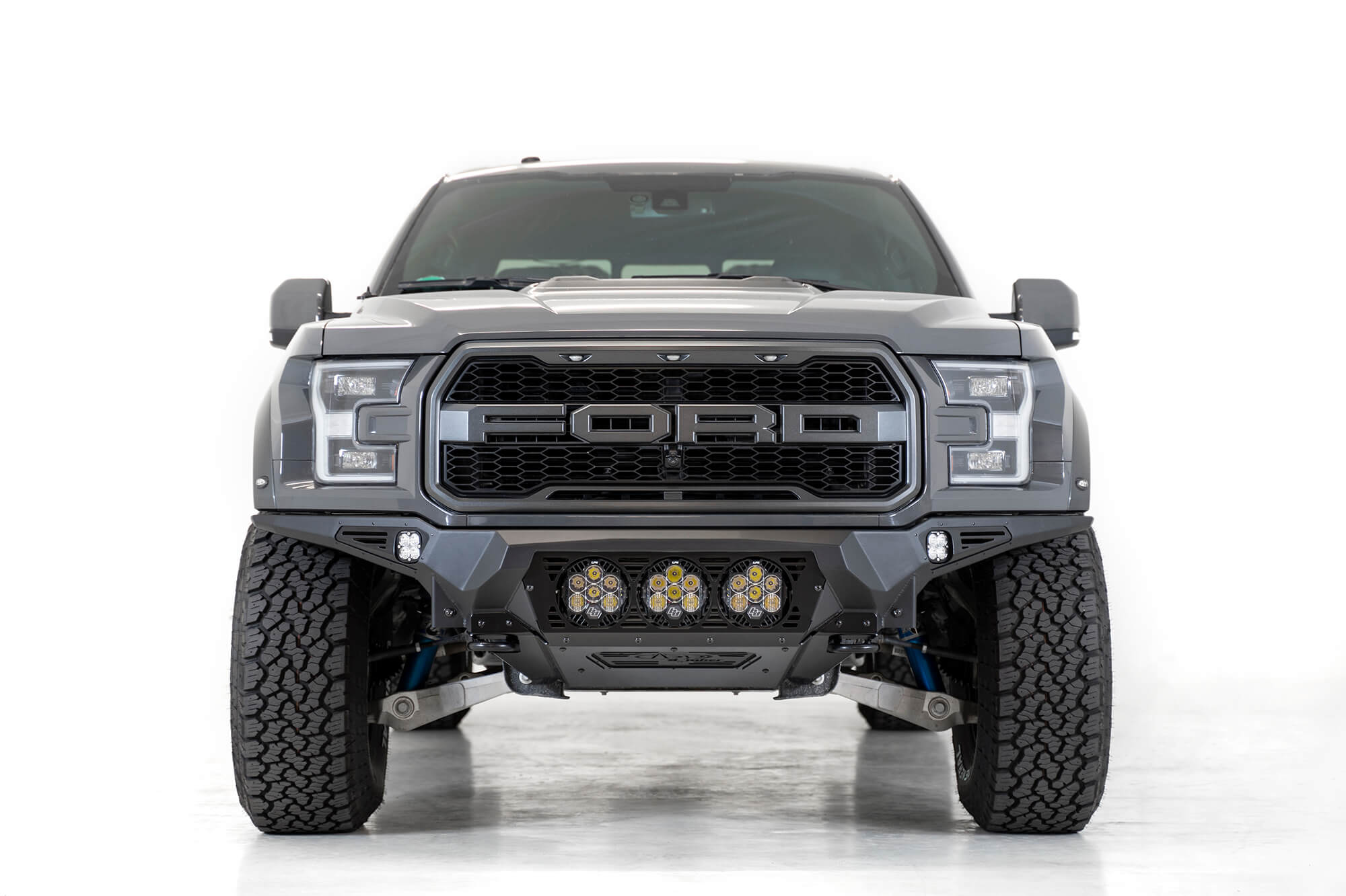 ADD Offroad 2017-2020 Ford Raptor Bomber Front Bumper (Baja Designs) F110014100103 | GarageAndFab.com