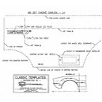 Goodmark Industries BODY TEMPLATE KIT - GMK4020956683S | GarageAndFab.com